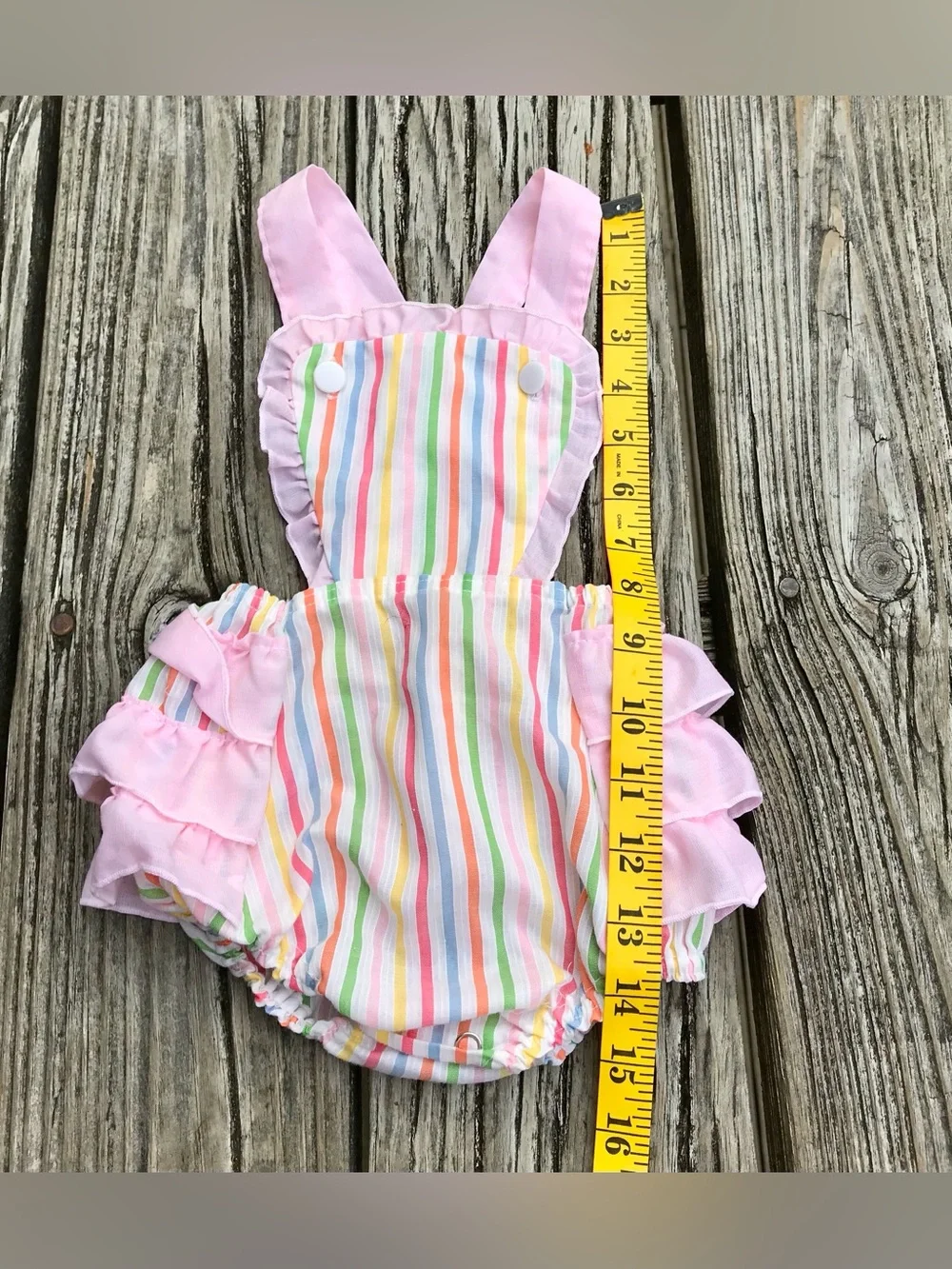 80s Girl Nautical Hat MONTGOMERY WARD Stripe Onepiece Outfit Tooth Fairy Case